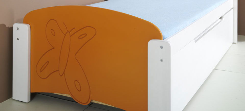 Rozkladacia posteľ 90 cm Magnolia (s roštami a úl. priestorom)