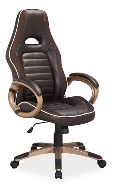 Irodai fotel Granda (barna öko-bőr)