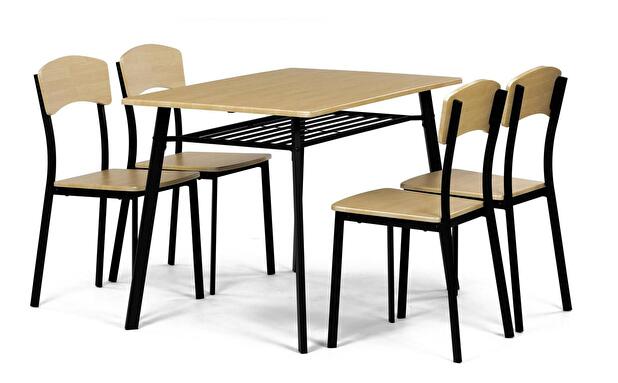 Set mobilier sufragerie Aeroplano (stejar sălbatic) (pentru 4 persoane)