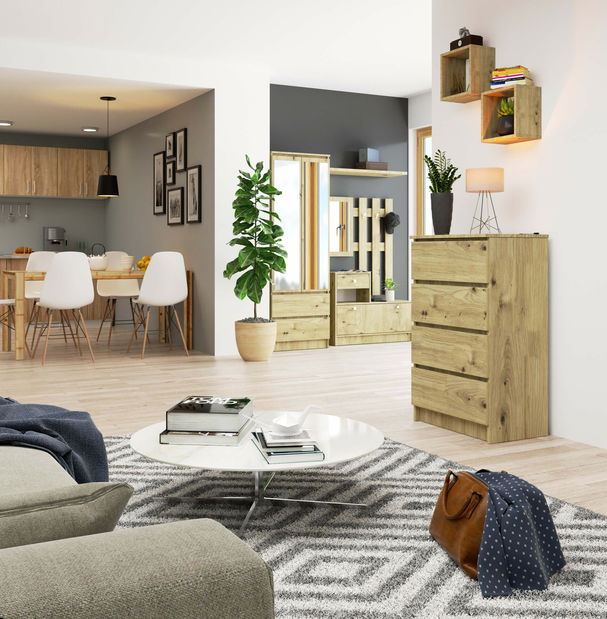 Comodă Kneset (stejar craft)