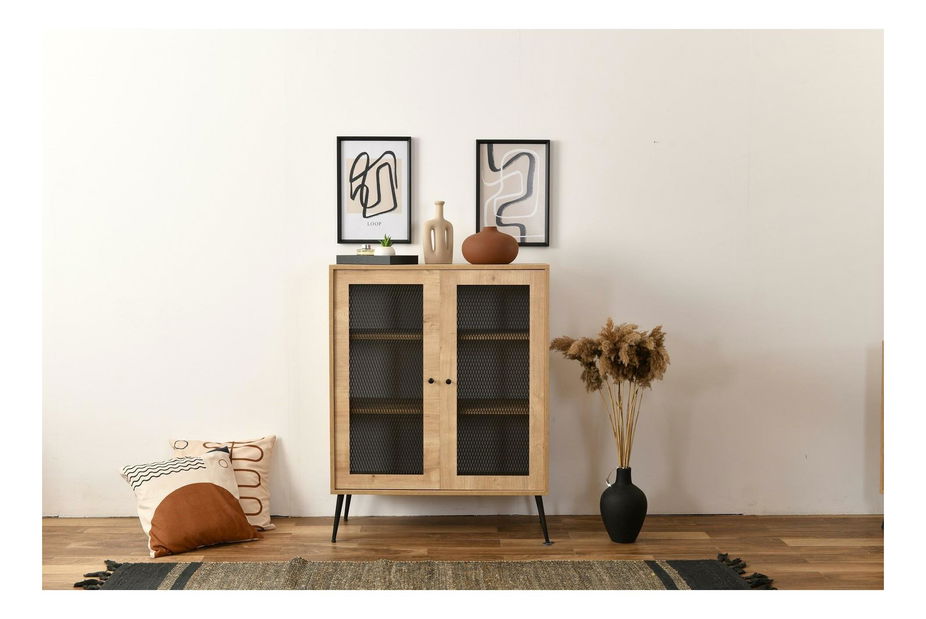 Dulap Masilu 1 (stejar + negru)