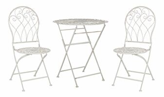 Set mobilier balcon Seppi (alb) 