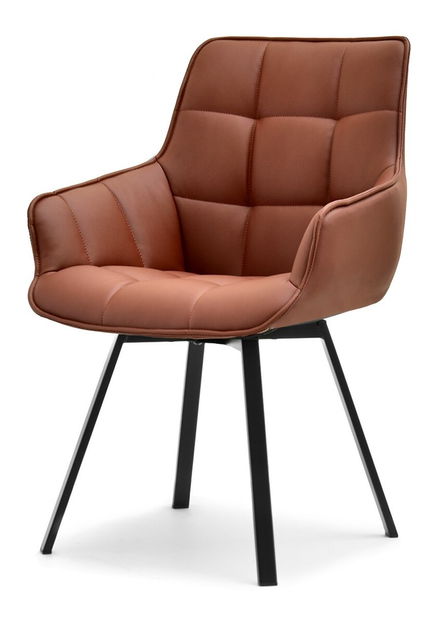 Stolička Aranbura (hnedá + čierna)