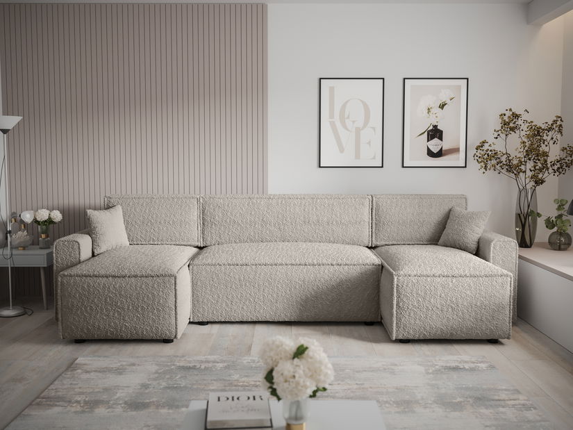 Sarok ülőgarnitúra Mirage U Bis Sed (krém)