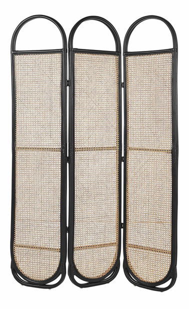 Paravan Chantall (natural + Negru)