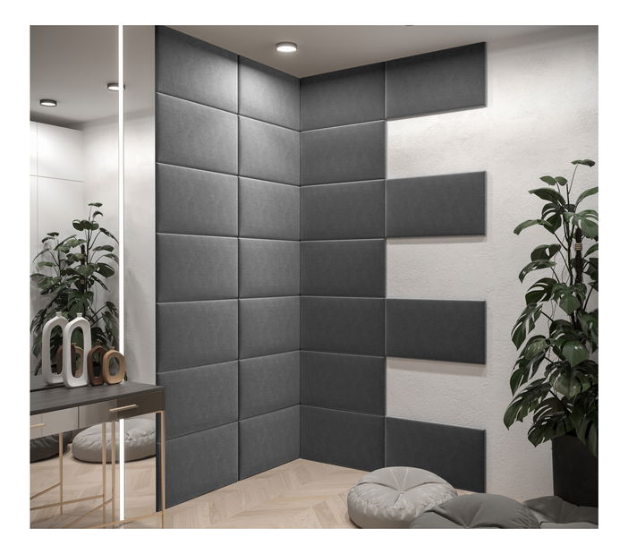 Tapeciran panel Cubic 70x40 cm (siva)