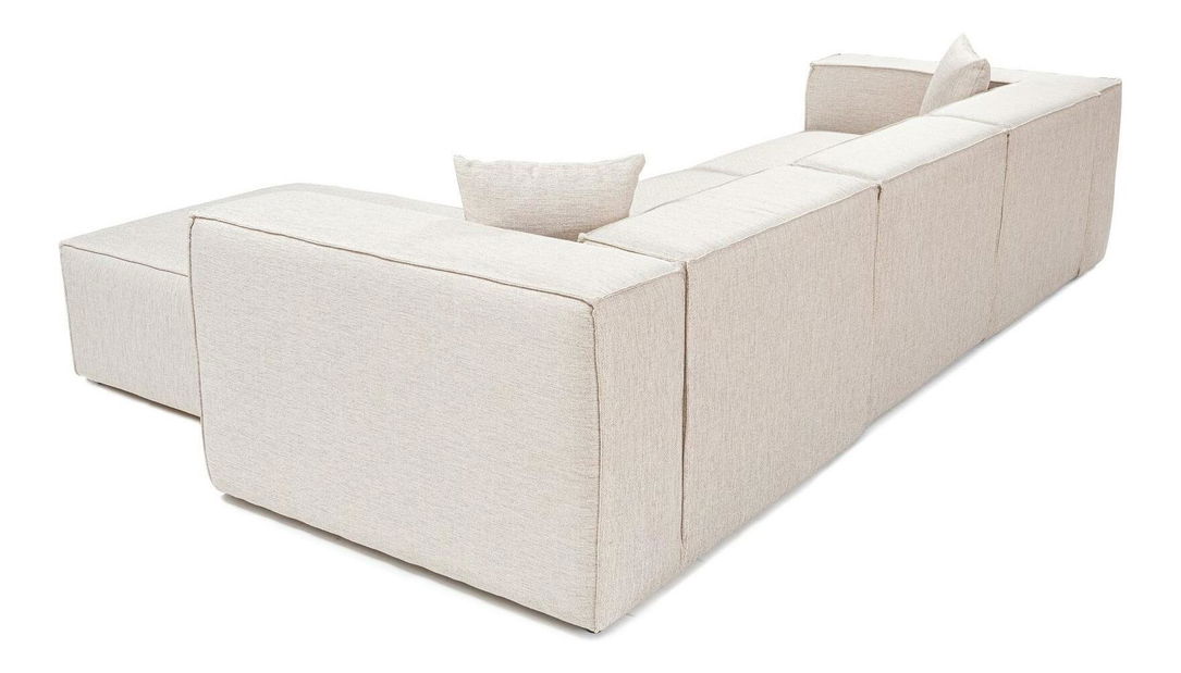 Rohová sedačka Lorella (svetlohnedá)