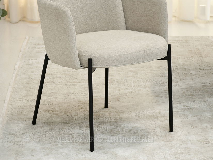 Scaun sufragerie Oficina (bej + negru)