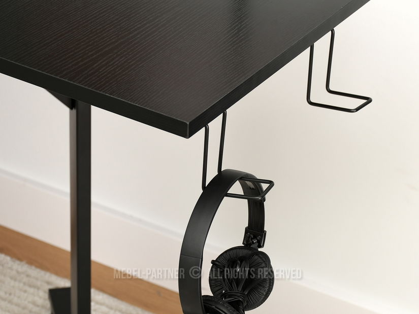 PC asztal Matts C (fekete fa + fekete)