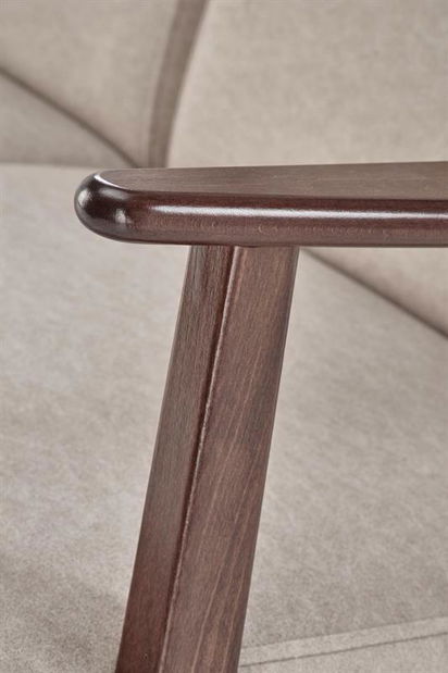 Kétszemélyes kanapé Milian 2 (bézs + dió)