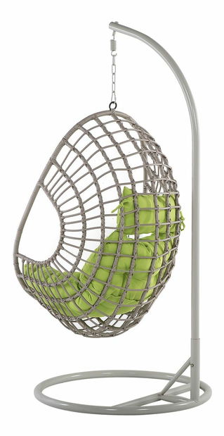 Viseća fotelja sa stalkom ARNO (metal) (bež)