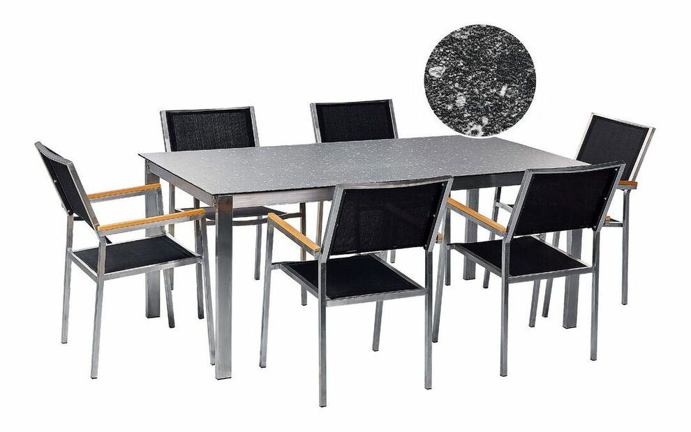 Záhradná zostava Cleopatra (čierna)