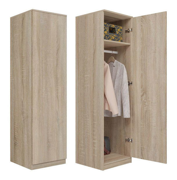 Dulap de haine Musecalo 2 (stejar sonoma)