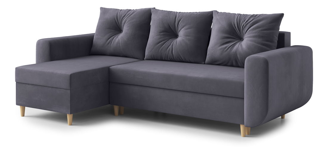 Colțar Eugenie (S) (gri închis)