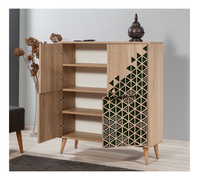 Dulap Maluxe 121 (Stejar sonoma)