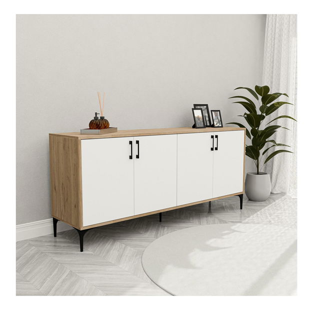 Skrinka Nolavu (dub + biela) 