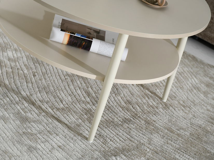 Konferenčný stolík Rogatoria (krémová)