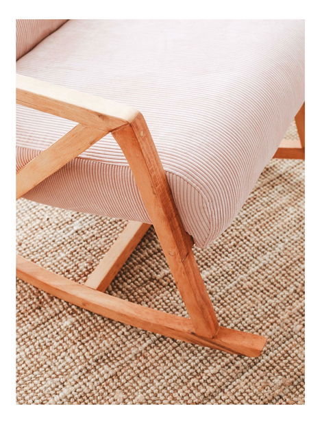 Fotoliu balansoar Nena (Roz)