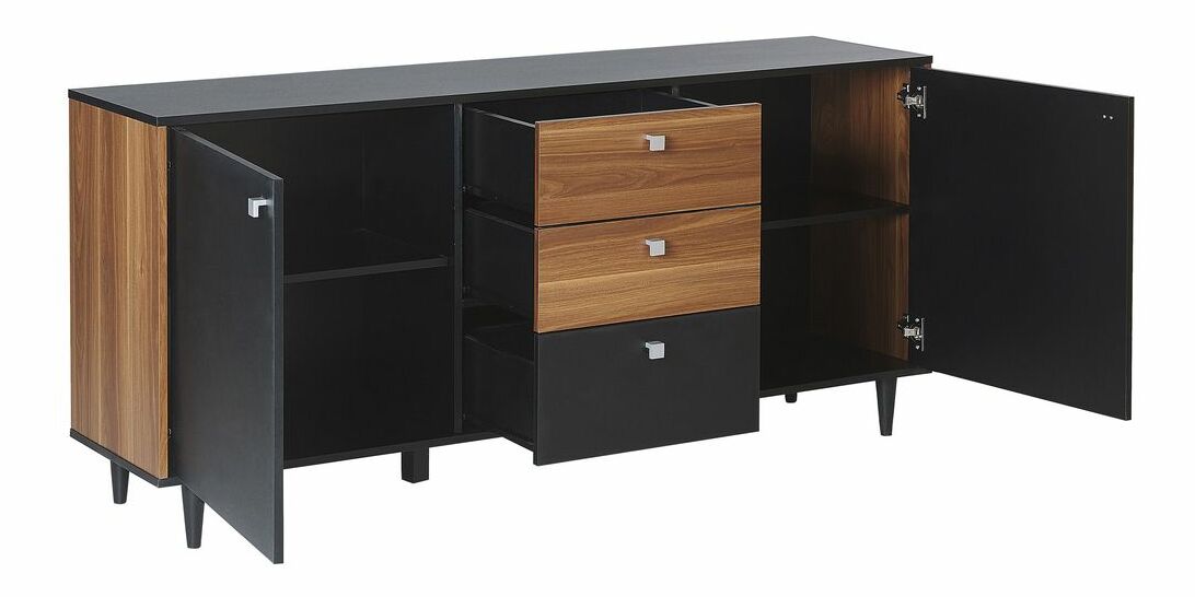 Komód KORU (MDF) (fekete)