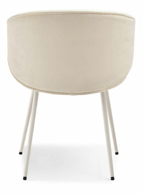 Jedálenská stolička Carbono (krémová + sivá)