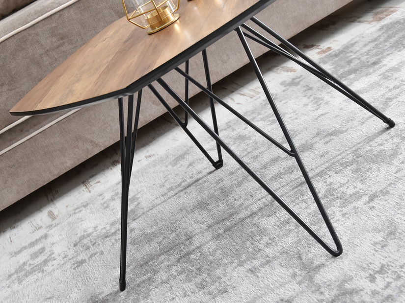 Dohányzóasztal Petal Zest Xl2 (fehér + fekete)