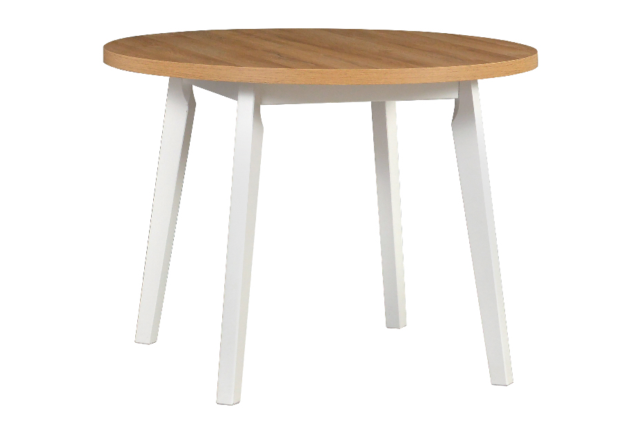 Blagovaonski stol Octavia 3 L (hrast artisan + Bijela) (za 4 osobe)