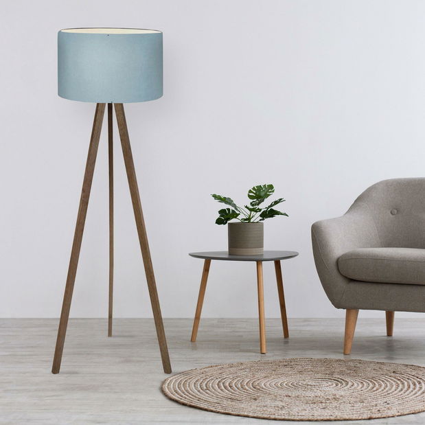 Stojanová lampa Amorekko 5 (modrá + hnedá)