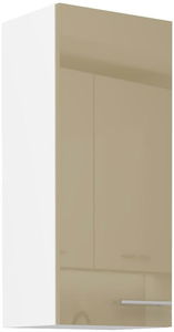 Horná kuchynská skrinka Lavera 40 G-90 1F (korpus: biela + front: lesk cappucino)