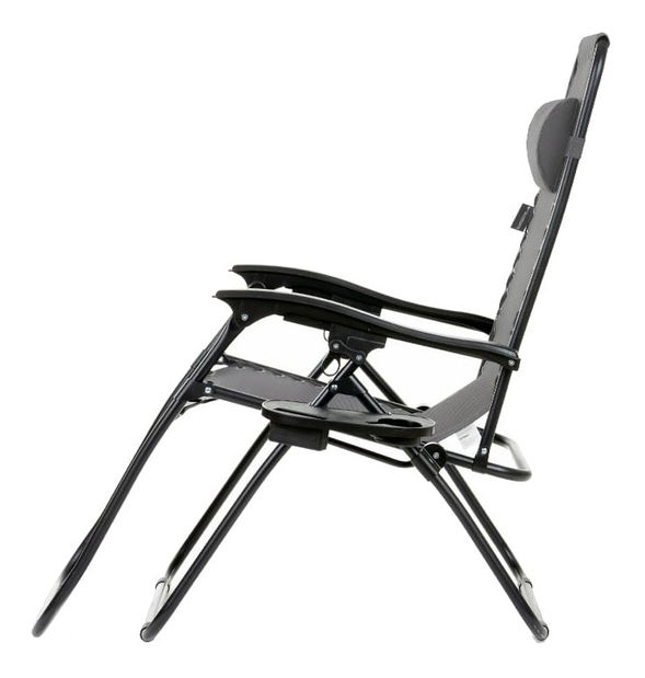 Zahradné lehátko Dimorfit (sivá) *bazár