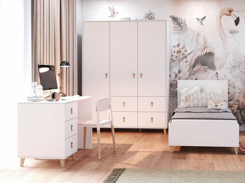 Šatníková skriňa Figu (biela)