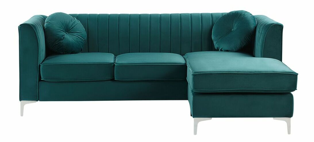 Rohová sedačka TRAMI (zelená) (P)