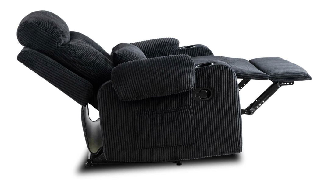 Fotoliu reglabil Trigesimo (negru) 