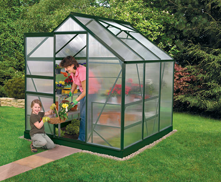 Stil clasic Greenhouse Venus 3800 (policarbonat + verde)