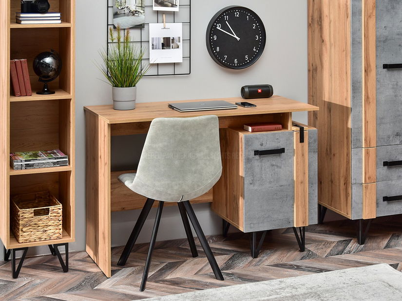 Mobilier living Suspendera SH09 (stejar + negru)