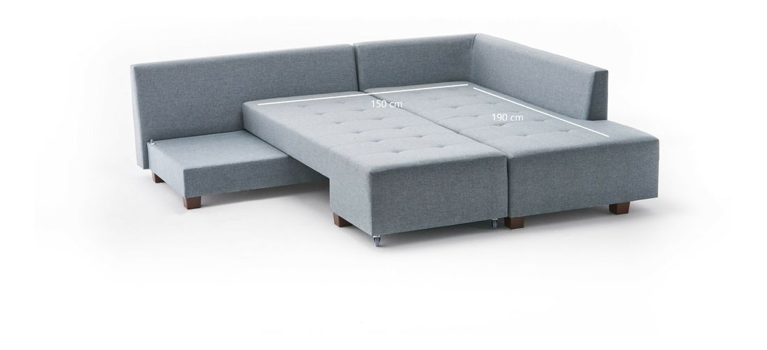 Colțar Madagascar (D) (Albastru deschis)