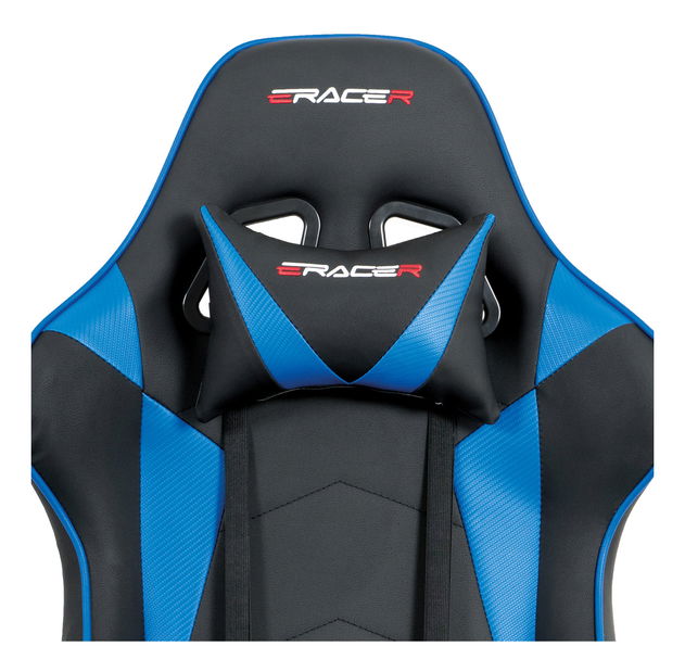 Fotoliu de birou Marix-BLUE (Negru + Albastru)