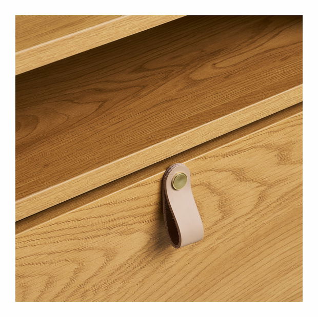 Skrinka na topánky Basilina 3 (prírodná)