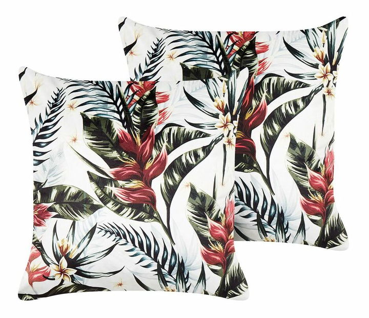 Sada 2 ozdobných vankúšov 45 x 45 cm Edell (viacfarebná)