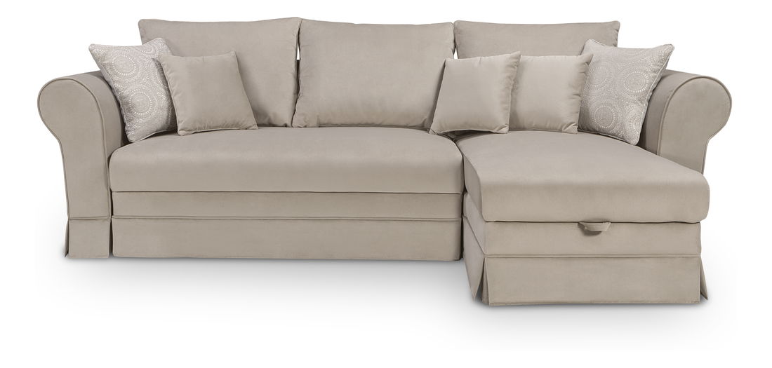 Rohová sedačka BRW Margaret III Lux 3DL URCBK (béžová) (P)