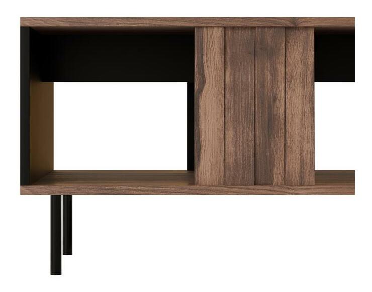 Masă de cafea Sting LAW1 (nuc + negru)