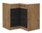 Sarok alsó konyhaszekrény Virion 90 x 90 ND 2F BB (lancelot tölgy + sötét fa)