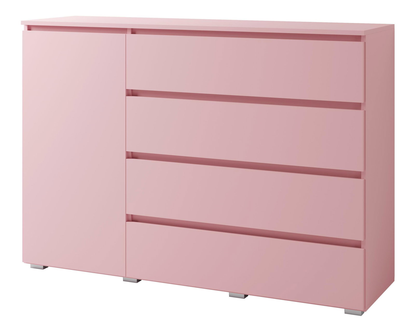 Komód Cortez C 5 (rózsaszín)
