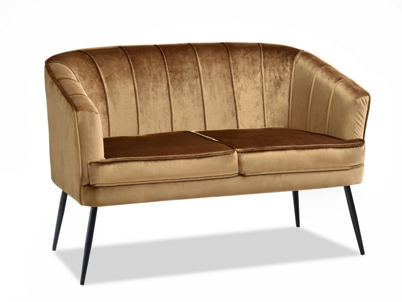 Sofa Etimee S (zlatna + zlatna)