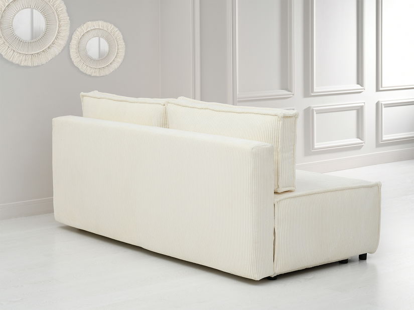 Pohovka dvojsedačka Nazismo (krémová + čierna)