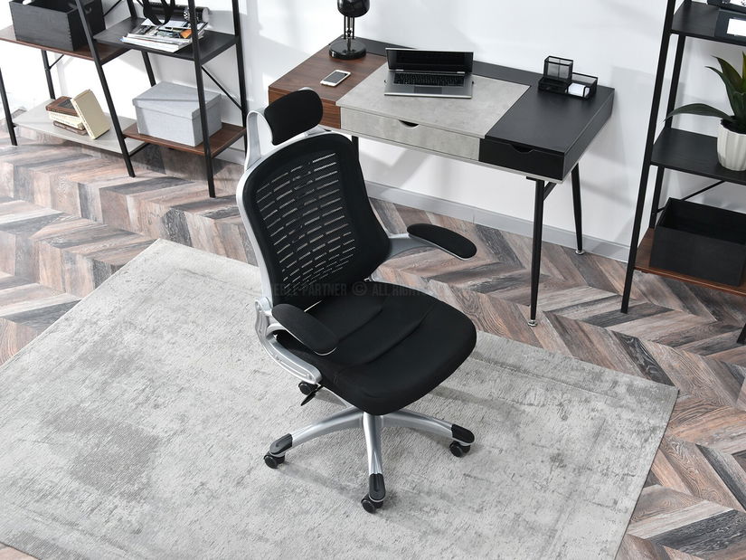 Fotel Lumpo (fekete + ezüst)