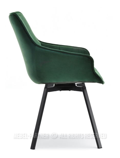 Scaun Aranbura (verde + crom)