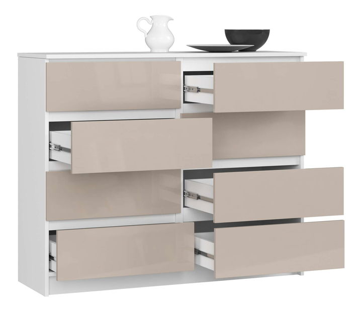 Komód Kapil II (fényes cappuccino)