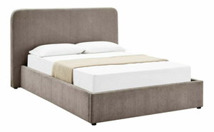 Manželská posteľ 140 cm Lumeso (tmavobéžová)