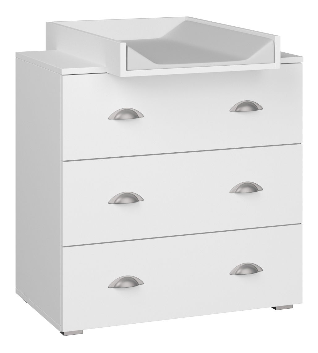 Komoda s prebaľovacím pultom Milla (biela)