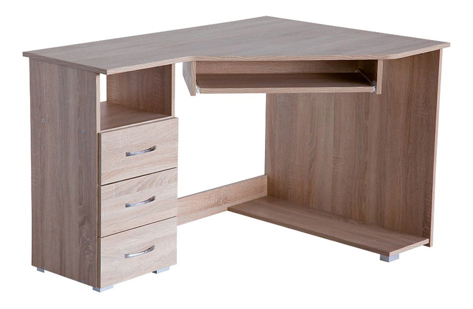 Rohový PC stolík Promo 8 L